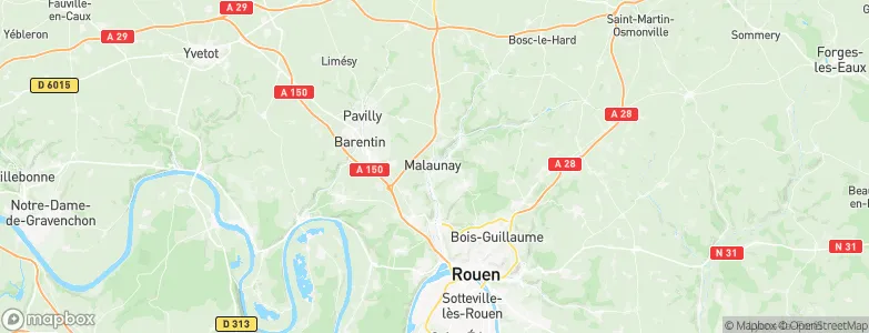 Malaunay, France Map