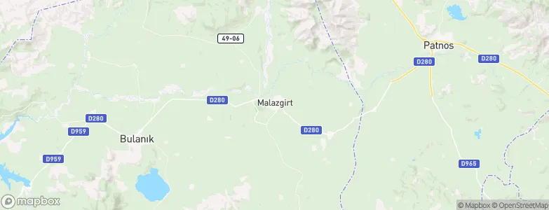 Malazgirt, Turkey Map