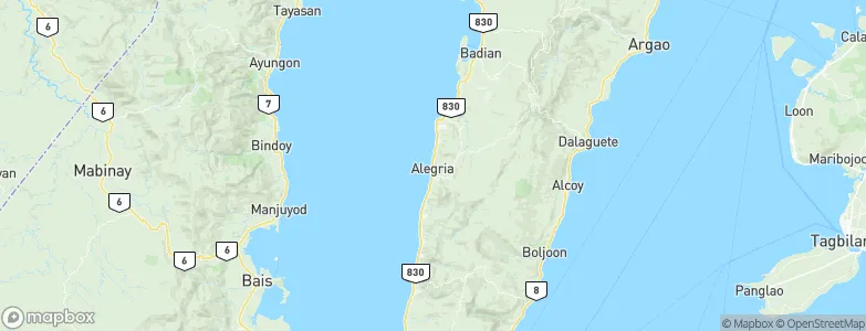 Malbug, Philippines Map