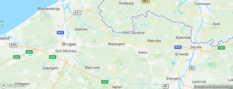 Maldegem, Belgium Map