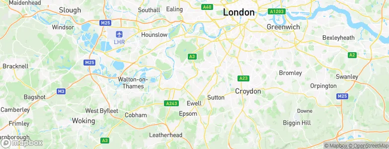 Malden, United Kingdom Map