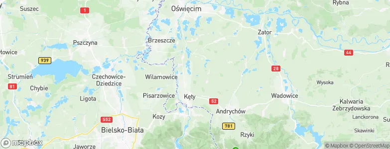 Malec, Poland Map