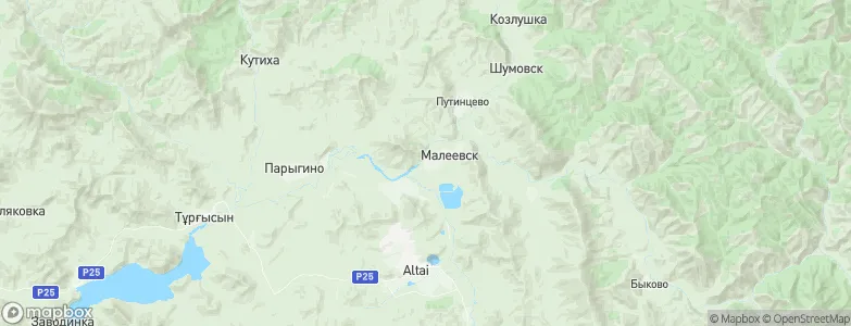 Maleevsk, Kazakhstan Map