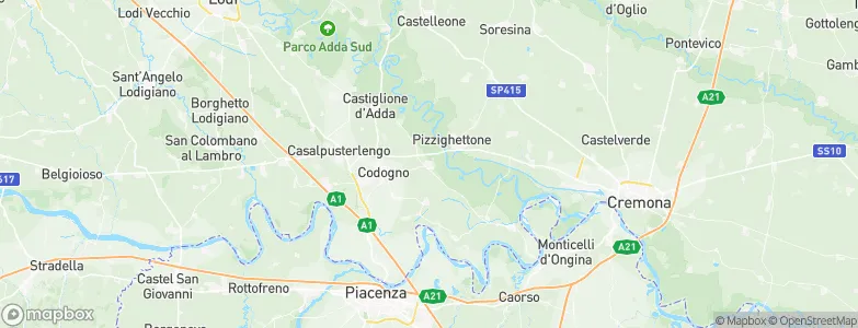 Maleo, Italy Map