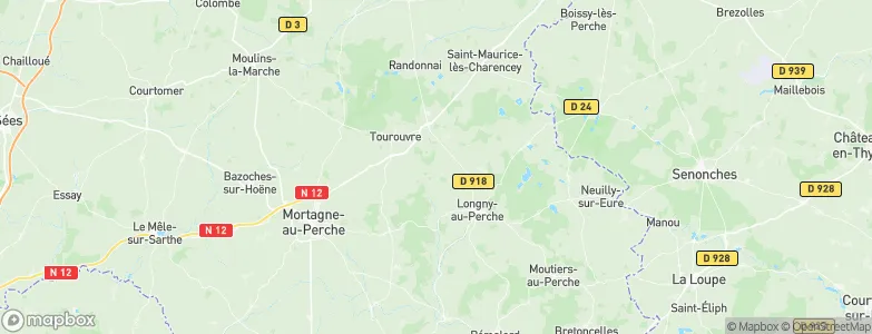 Malétable, France Map