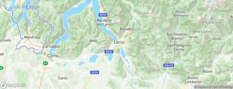 Malgrate, Italy Map