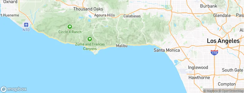 Malibu Beach, United States Map