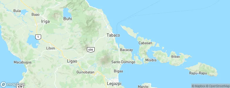 Malilipot, Philippines Map