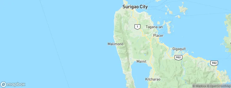 Malimono, Philippines Map
