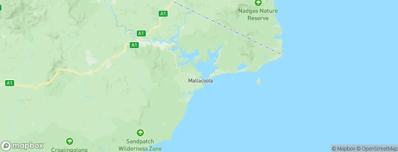 Mallacoota, Australia Map