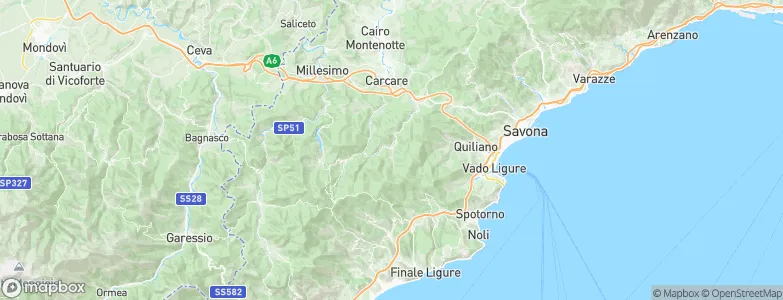 Mallare, Italy Map