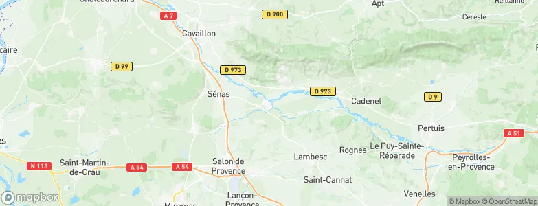 Mallemort, France Map