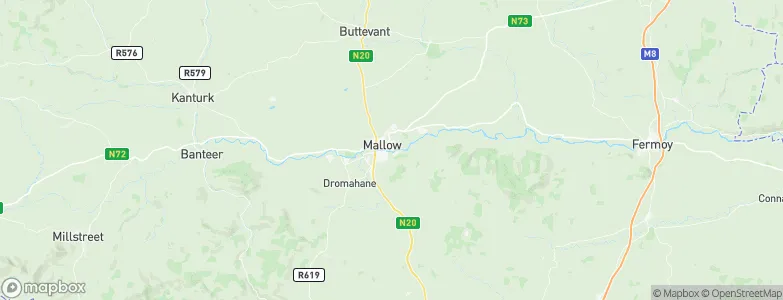 Mallow, Ireland Map