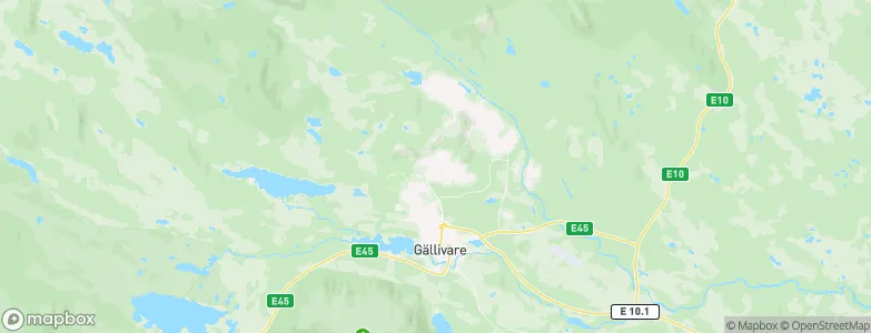 Malmberget, Sweden Map