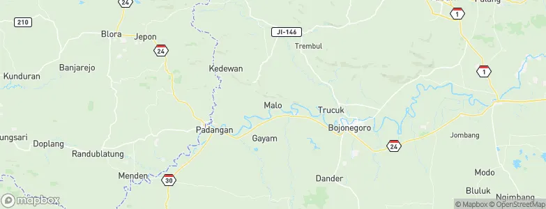 Malo, Indonesia Map