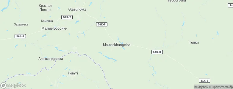 Maloarkhangel'sk, Russia Map