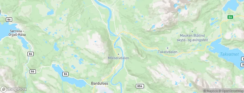 Målselv, Norway Map