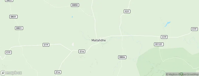 Maltahöhe, Namibia Map