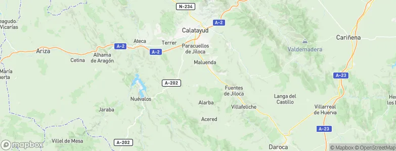 Maluenda, Spain Map