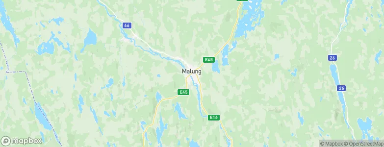 Malung, Sweden Map