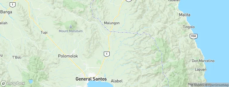 Maluñgun, Philippines Map