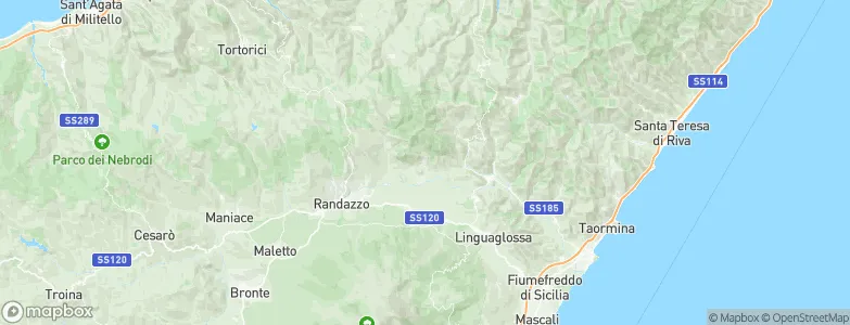 Malvagna, Italy Map