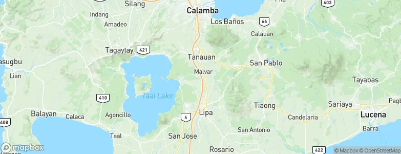Malvar, Philippines Map
