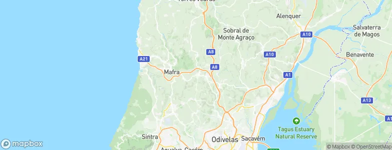 Malveira, Portugal Map