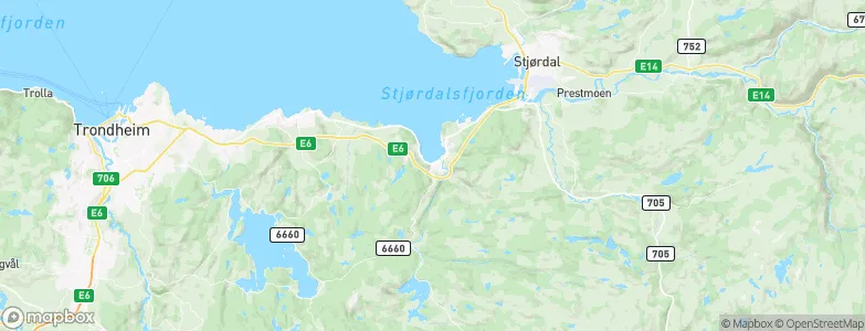 Malvik, Norway Map