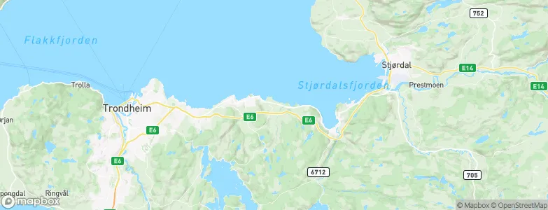 Malvik, Norway Map