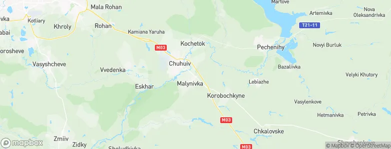 Malynivka, Ukraine Map