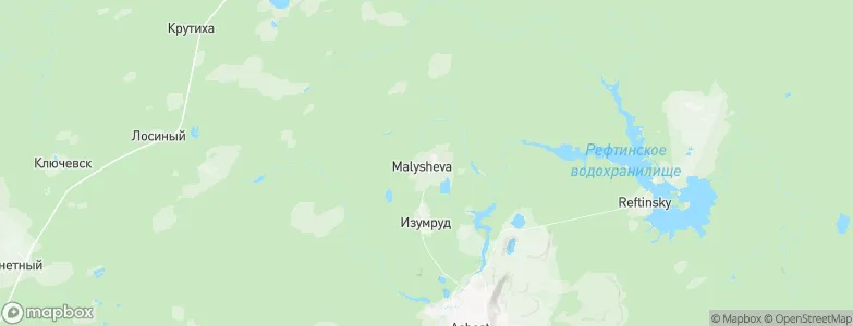 Malysheva, Russia Map