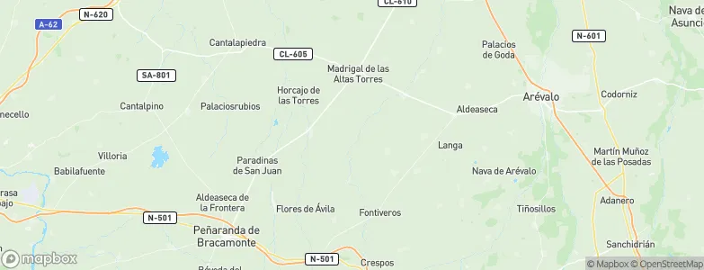 Mamblas, Spain Map