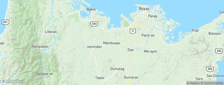 Mambusao, Philippines Map