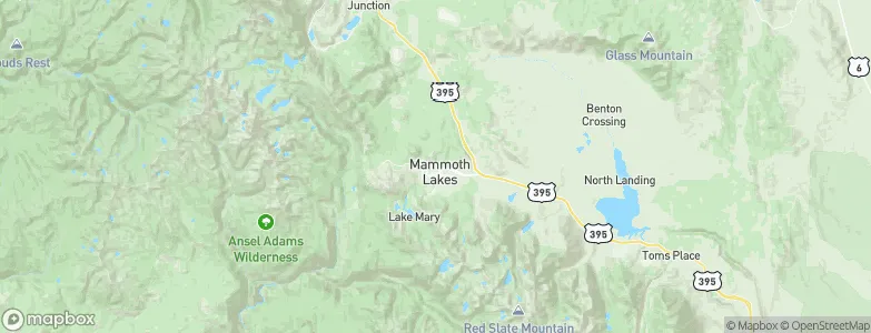 Mammoth Lakes, United States Map