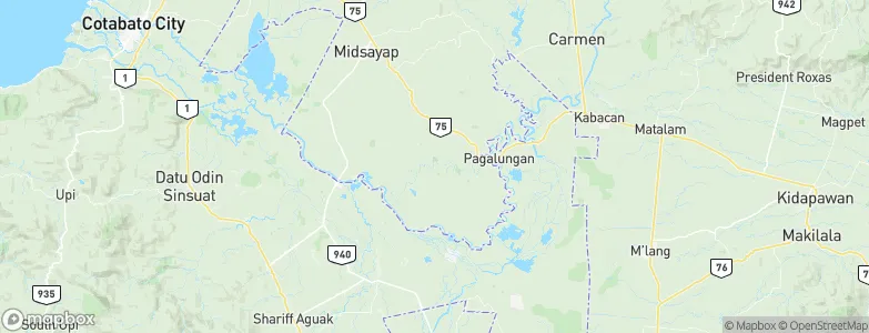 Manaulanan, Philippines Map