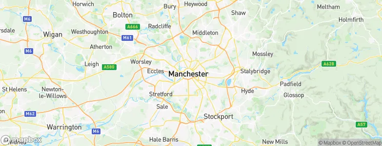 Manchester, United Kingdom Map