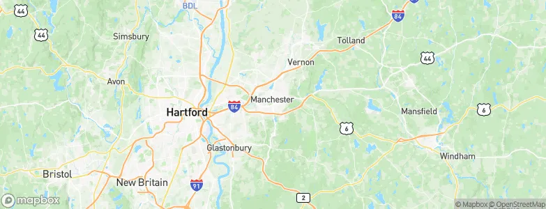 Manchester, United States Map