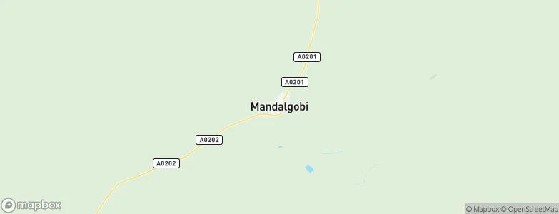 Mandalgovi, Mongolia Map
