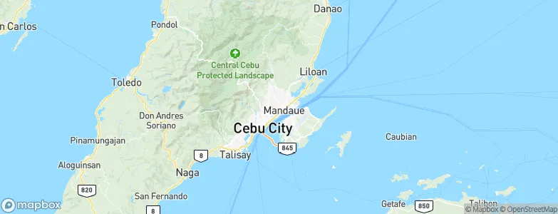 Mandaue City, Philippines Map
