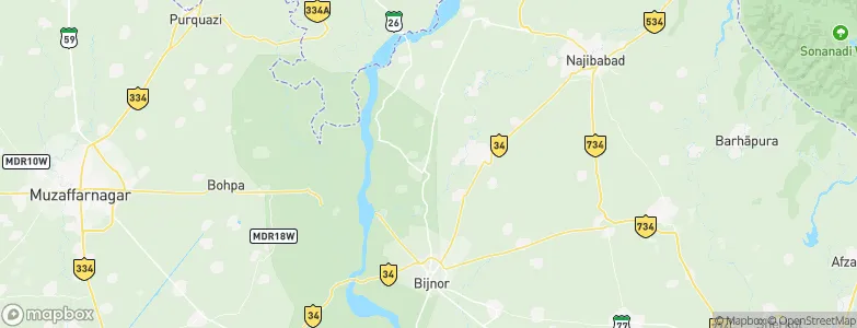 Mandāwar, India Map