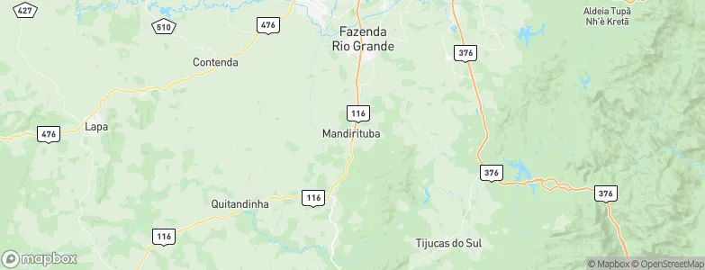 Mandirituba, Brazil Map