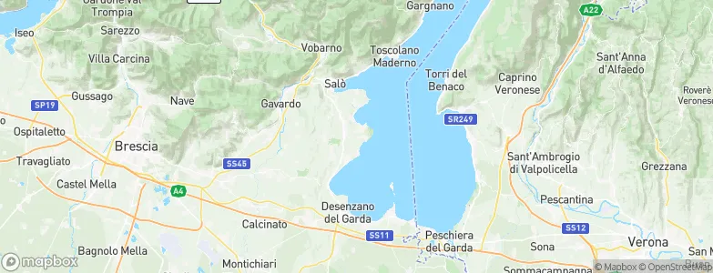 Manerba del Garda, Italy Map