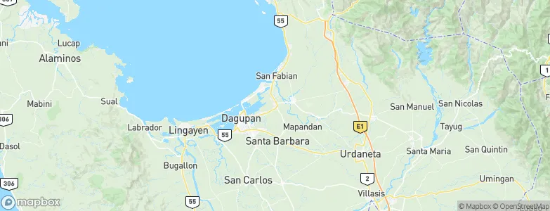 Mangaldan, Philippines Map