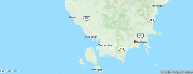 Mangarine, Philippines Map