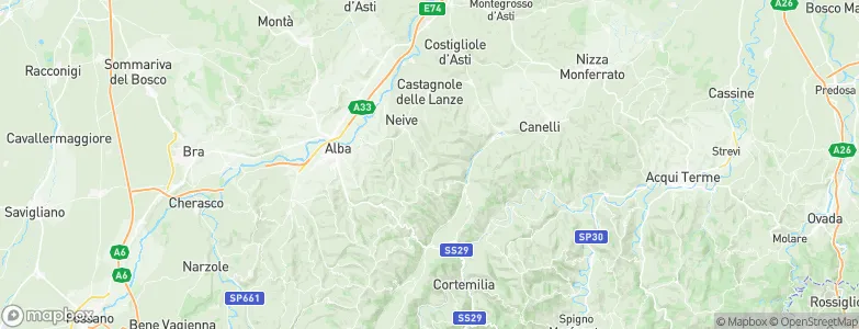 Mango, Italy Map