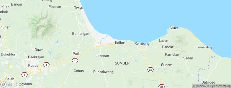 Mangonan, Indonesia Map