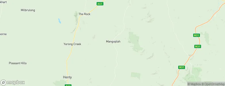 Mangoplah, Australia Map