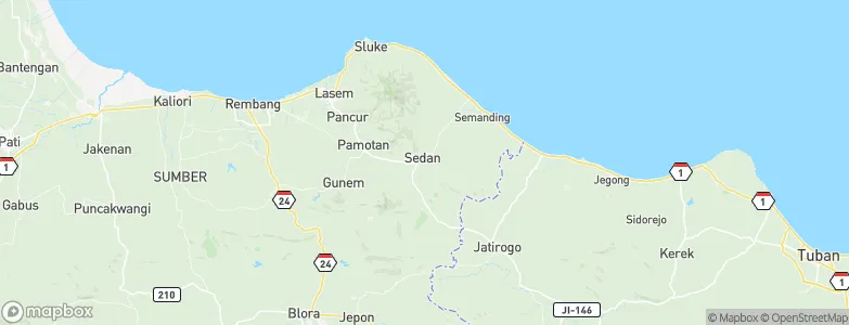 Mangseng, Indonesia Map