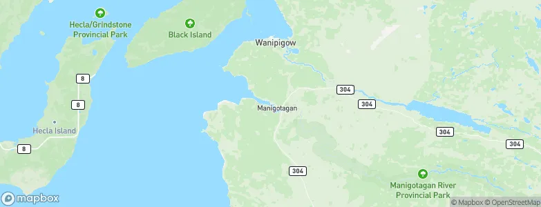 Manigotagan, Canada Map